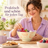 Kleine Schale 200ml Creme Vanille Melamin Schüssel für Dessert und Dips