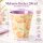 Melamin Becher 250ml 9x9cm Creme Vanille facettierter Alltagsbecher