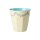Rice Melamin Becher - Creme - Dots and Flowwers Motiv 250ml