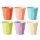 Melamin Kinderbecher 6er 160ml Bunt - Coral Ocean kleine Trinkbecher