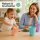 Melamin Kinderbecher 6er 160ml Bunt - Coral Ocean kleine Trinkbecher