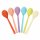 Melamin Löffel 6er Set 14,5cm Bunt Pastell - Teelöffel für Dessert