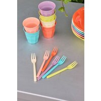 Rice Melamin Teelöffel - Pastellfarben