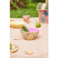 Rice Melamin Schüssel - Flower Power Motiv Bunt 700ml