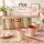Melamin Becher 250ml Bunt - Herzchen Trinkbecher Medium 6er Set