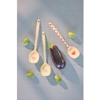 Rice Melamin Kochlöffel 3er-SET - Herz Print