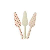 Rice Melamin Tortenheber - Herz Print 3er-SET
