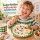 Bruchsicherer Kinderteller 20cm Grün Creme Melamin flach mit Motiv