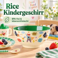 Melamin Kinderschale 500ml Grün Super Hero Kinderschüssel für Müsli