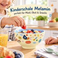 Bruchsichere Kinderschale 200ml Blau Super Hero Melamin Schale