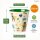Melamin Kinderbecher 250ml Grün - Superhelden Trinkbecher für Kita