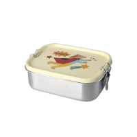 Rice Lunchbox aus Metall - Super Hero Print Creme