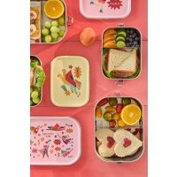 Rice Lunchbox aus Metall - Super Hero Print Creme