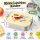 Edelstahl Lunchbox Kinder 17x12x6cm Creme Pausenbox Metall