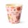 Melamin Kinderbecher rosa 160ml kleiner Becher mit Superhelden-Motiv