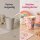 Melamin Kinderbecher rosa 160ml kleiner Becher mit Superhelden-Motiv