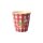 Rice Melamin 6er-SET Becher Klein - Super Hero Rot 160ml