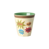 Rice Melamin 6er-SET Becher Klein - Super Hero Blau 160ml
