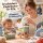 Melamin Becher Kinder 250ml Bunt Blau - 6er Set Kindergeschirr Kita