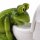 Lustiger Frosch Dekofigur aus Polyresin – frech & dekorativ (13 cm)