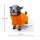 Dekofigur Ziege mit Pullover in Orange – Tierfigur aus Polyresin 16 cm