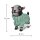 Dekofigur Ziege mit Pullover in Grün – Tierfigur aus Polyresin 16 cm