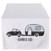 Camper Life Tischläufer aus Baumwolle – 140 x...