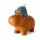 Nilpferd Dekofiguren 3er Set – Kunstharz, handgearbeitet, 6,5 cm