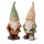 Gartenzwerge Zwergenfiguren 2er Set – Kunstharz, handbemalt, 18 cm