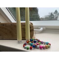 OUTLET - B - Ware - Deluxe Homeart LED Stabkerze mit Lack, 2 stck  - leichte Farbunebenheiten