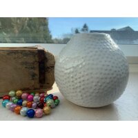 RESTPOSTEN - 1 x Boltze Vase Tessa, H 13 cm, Steingut, Einfarbig Steingut