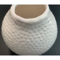RESTPOSTEN - 1 x Boltze Vase Tessa, H 13 cm, Steingut, Einfarbig Steingut