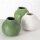 RESTPOSTEN - 1 x Boltze Vase Tessa, H 13 cm, Steingut, Einfarbig Steingut