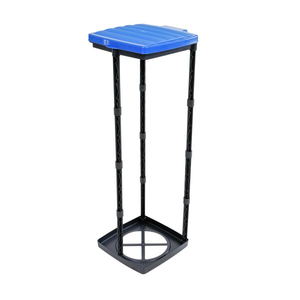 Müllsackständer 120L Höhenverstellbar mit Deckel und Klemmring