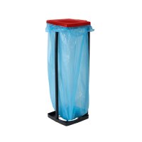 Müllsackständer 120L Höhenverstellbar mit Deckel und Klemmring