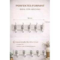 Garderobe Lindsay 5 Haken