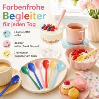Rice Melamin Teelöffel 6er Set - Solid Colors