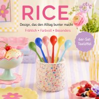 Rice Melamin Teelöffel 6er Set - Solid Colors