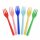 RICE Melamin Kuchengabeln 6er Set Solid Colors – bunt & BPA-frei