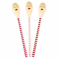 Latte Löffel 22,5cm Rosa Pink & Red Melamin...