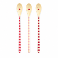 Latte Löffel 22,5cm Rosa Pink & Red Melamin...