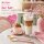 Latte Löffel 22,5cm Rosa Pink & Red Melamin für Latte Macchiato