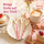Latte Löffel 22,5cm Rosa Pink & Red Melamin für Latte Macchiato