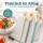 Latte Löffel Set 22,5cm Bunt Blau Grün Melamin für Latte und Dessert