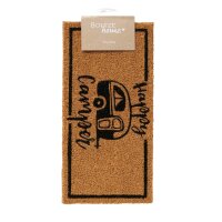 Fußmatte Happy Camper aus Kokos 50 x 25 cm –...