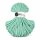 Makramee Kordel 5mm 50m Grün - Jelly Mint Baumwollkordel geflochten