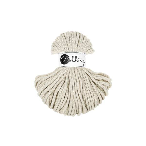 Baumwollkordel - Flechtkordeln 5 mm - 50m Cashmere Beige