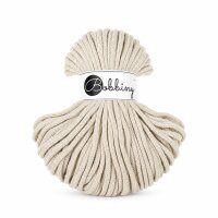 Makramee Garn 5mm 50m Beige - Flechtkordel Cashmere Beige Baumwolle