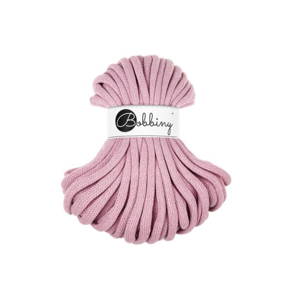 Baumwollkordeln - Flechtkordeln 9 mm - 30m Dusty Rose