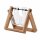 Stecklingsvase mit 2 Glasvasen und Holzgestell – Vermehrungsstation aus Glas, Holz und Eisen